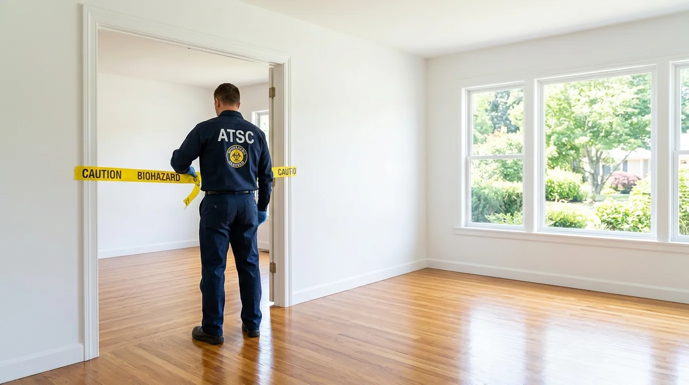 Certified biohazard cleanup crew performing Decomposition Cleanup in Glen Avon